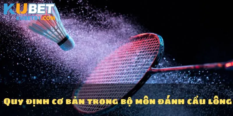 Quy định cơ bản trong bộ môn đánh cầu lông